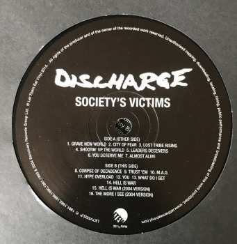 2LP Discharge: Society's Victims, Volume 2