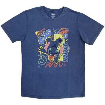 Merch Disney: Stone Wash Póló Lilo & Stitch 626 Handstand