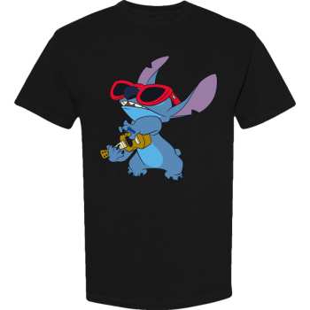 Merch Disney: Póló Lilo & Stitch Stitch Guitar