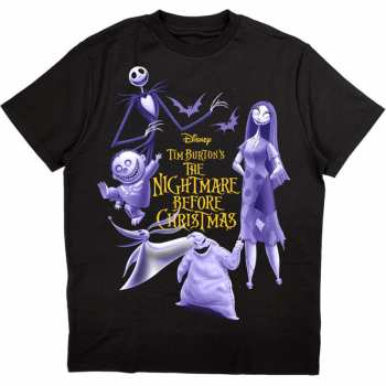 Merch Disney: Póló The Nightmare Before Christmas Purple Characters 