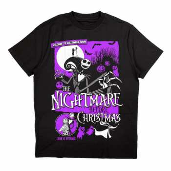 Merch Disney: Póló The Nightmare Before Christmas Welcome To Halloween Town 