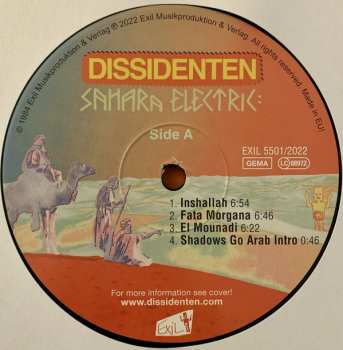 LP Dissidenten: Sahara Elektrik LTD