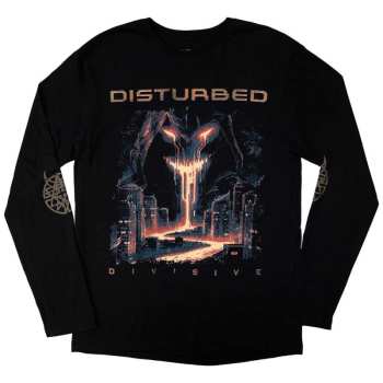 Merch Disturbed: Long Sleeve Póló European Tour '23 Divisive