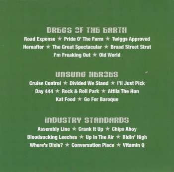 2CD Dixie Dregs: Dregs Of The Earth / Unsung Heroes / Industry Standard