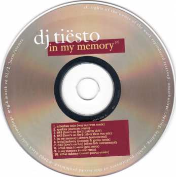 2CD DJ Tiësto: In My Memory