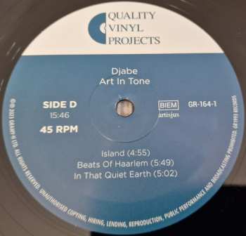 3LP/DVD Djabe: Art In Tone