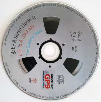 CD/DVD Steve Hackett: Life Is A Journey – The Sardinia Tapes