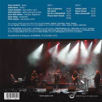 LP Steve Hackett: Life Is A Journey – The Budapest Live Tapes CLR