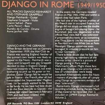 4CD Django Reinhardt: Django In Rome 1949 / 1950