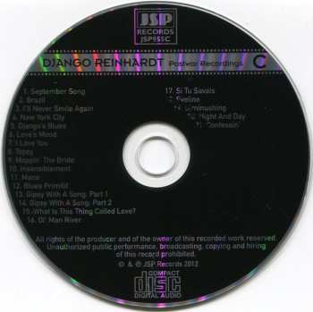 5CD Django Reinhardt: Postwar Recordings 1944-1953