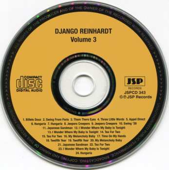 5CD/Dobozkészlet Django Reinhardt: The Classic Early Recordings In Chronological Order