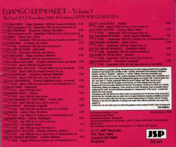 5CD/Dobozkészlet Django Reinhardt: The Classic Early Recordings In Chronological Order