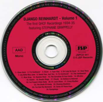 5CD/Dobozkészlet Django Reinhardt: The Classic Early Recordings In Chronological Order