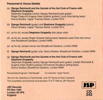 5CD/Dobozkészlet Django Reinhardt: The Classic Early Recordings In Chronological Order