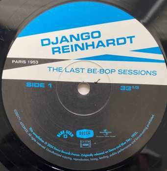 LP Django Reinhardt: The Last Be-Bop Sessions