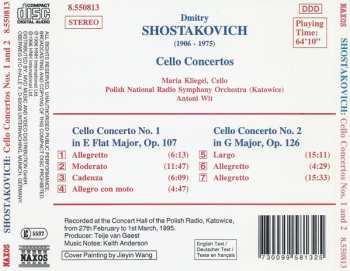 CD Dmitri Shostakovich: Cello Concertos Nos. 1 And 2