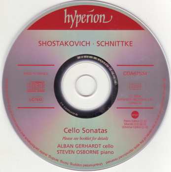 CD Dmitri Shostakovich: Cello Sonatas