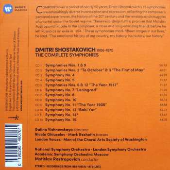 12CD/Dobozkészlet Dmitri Shostakovich: The Complete Symphonies