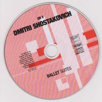 3CD Dmitri Shostakovich: Jazz & Ballet Suites • Film Music