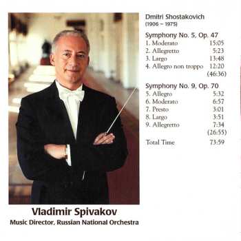 CD Dmitri Shostakovich: Shostakovich: Symphony No. 5 / Symphony No. 9