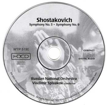 CD Dmitri Shostakovich: Shostakovich: Symphony No. 5 / Symphony No. 9