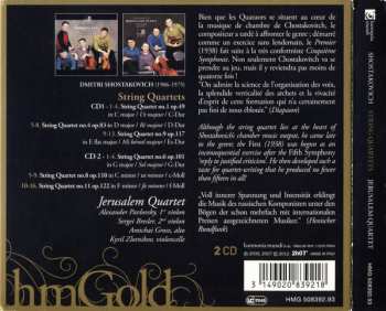 2CD Dmitri Shostakovich: String Quartets