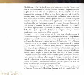 2CD Dmitri Shostakovich: String Quartets