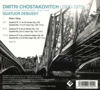 CD Dmitri Shostakovich: String Quartets │Élégie, No. 11-8-5
