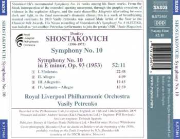 CD Dmitri Shostakovich: Symphony No. 10