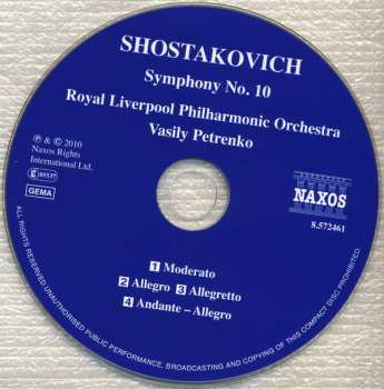 CD Dmitri Shostakovich: Symphony No. 10
