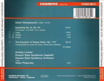 CD Dmitri Shostakovich: Symphony No. 6 · The Execution Of Stepan Razin