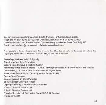 CD Dmitri Shostakovich: Symphony No. 6 · The Execution Of Stepan Razin