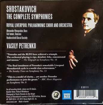 11CD/Dobozkészlet Dmitri Shostakovich: The Complete Symphonies