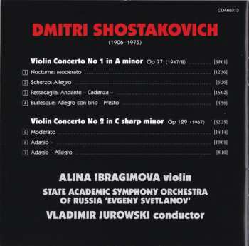 CD Dmitri Shostakovich: Violin Concertos
