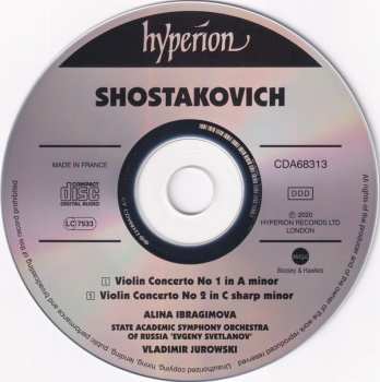 CD Dmitri Shostakovich: Violin Concertos