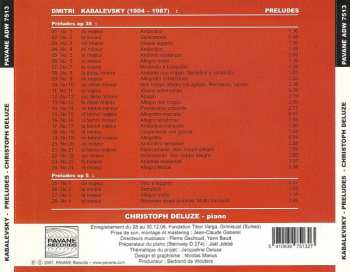 CD Dmitry Kabalevsky: Préludes