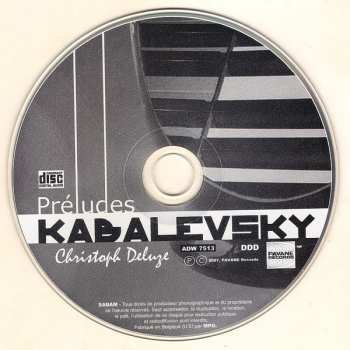 CD Dmitry Kabalevsky: Préludes