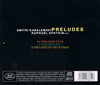 CD Dmitry Kabalevsky: Preludes
