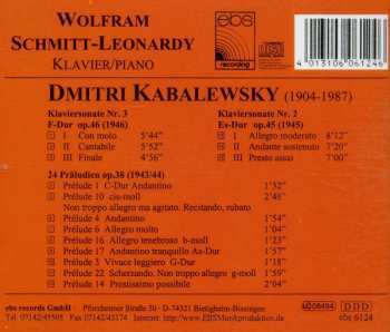 CD Dmitry Kabalevsky: Klaviersonaten 2 & 3; Preludes Op.38  