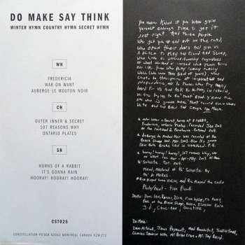 2LP Do Make Say Think: Winter Hymn Country Hymn Secret Hymn