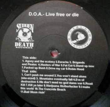 LP D.O.A.: Live Free Or Die