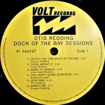 LP Otis Redding: Dock Of The Bay Sessions