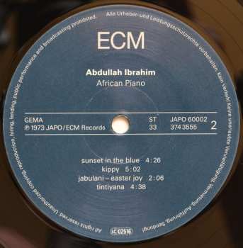 LP Dollar Brand: African Piano