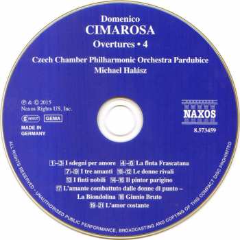 CD The Czech Philharmonic Chamber Orchestra: Overtures • 4