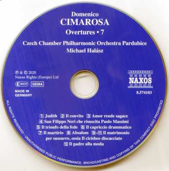 CD Komorní Filharmonie Pardubice: Overtures • 7