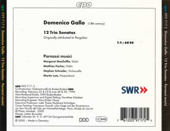 CD Parnassi Musici: 12 Trio Sonatas