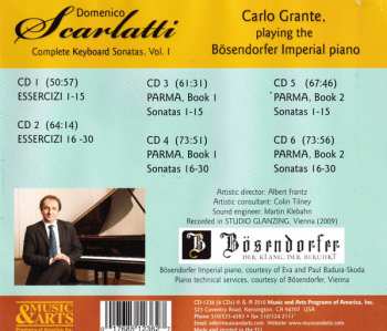 6CD Domenico Scarlatti: Scarlatti: Complete Keyboard Sonatas Volume 1