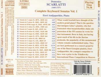 CD Domenico Scarlatti: Complete Keyboard Sonatas Vol. 1