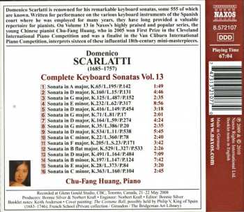 CD Domenico Scarlatti: Complete Keyboard Sonatas Vol. 13