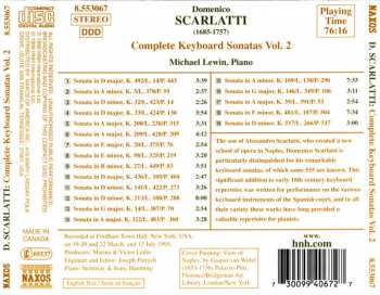 CD Domenico Scarlatti: Complete Keyboard Sonatas Vol. 2